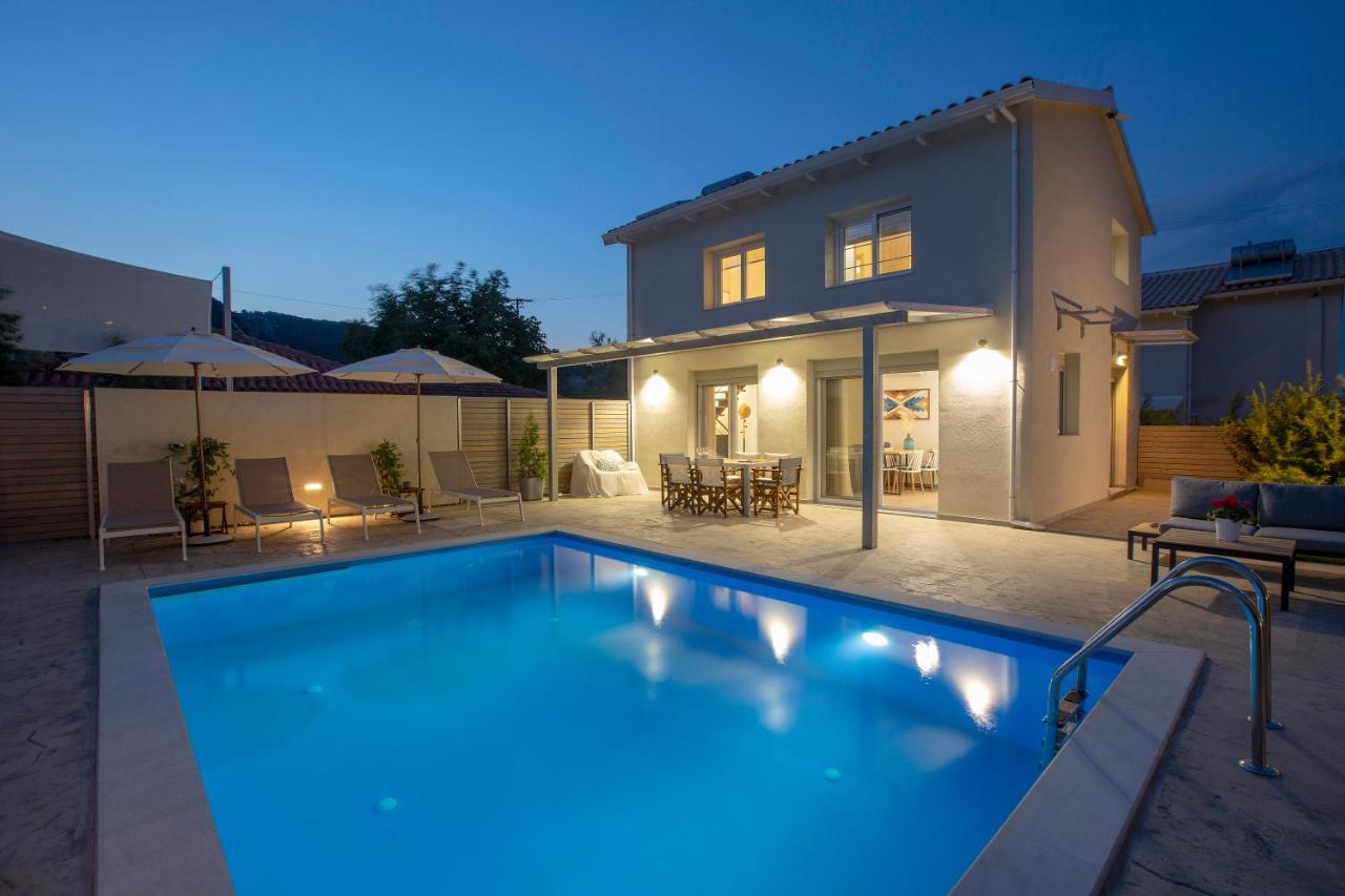 Grappolo Lefkada Villas - Vilana Ideal For Families And Small Groups Apolpaina Exterior photo